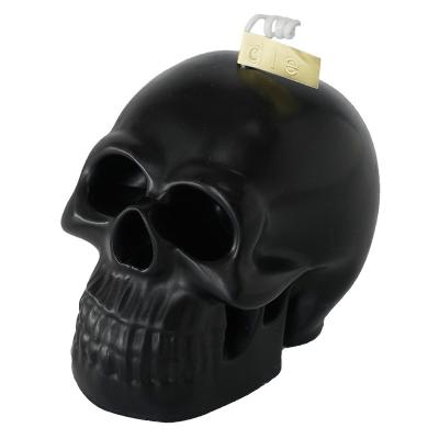 China Creative Aromatic Gift Box 9*7.5cm Halloween Soy Head Candle Wholesale Aromatic Wax Handmade Candle for sale