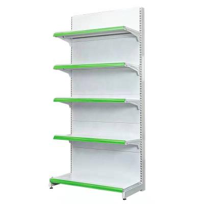 China Brand New And High Quality Single Sided Durable Functional Supermarket Shelf Display Rack for sale