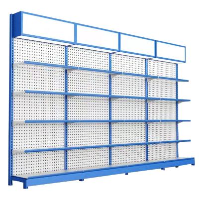 China Single Sided European Quality In Stock Quick Delivery Supermarket Shelf Display Rack for sale