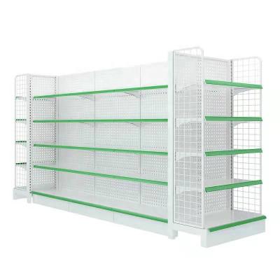 China Good Price Grocery Retail Single Sided Display Stand Racks Gondola Shelving Supermarket Shelf For Sale for sale