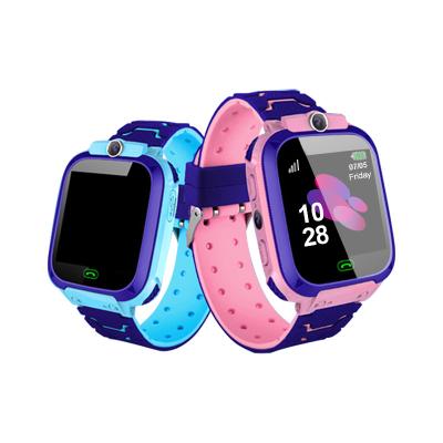 China Touch Screen Q12 kids smart watch sim card lbs tracking sos camera Q12 smartwatch phone  tracker watch children kid smart watch  Q12  2023 for sale