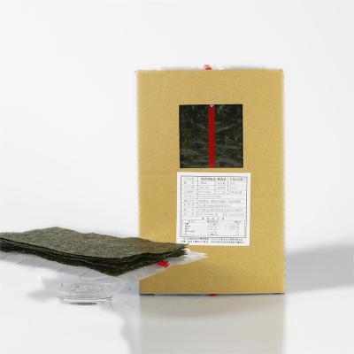 China Dry not to stick rice plastic wrap bag with dark green crispy roasted onigiri nori seaweed in side for sale