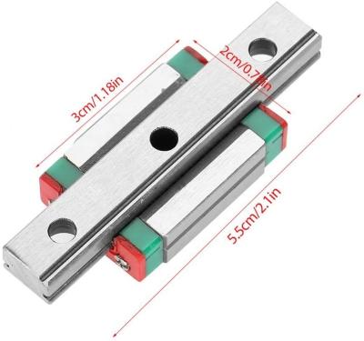 China High Precision CNC Part Guideway Linear Motion Guide Rail Bearing And High Accuracy Guide Slider for sale