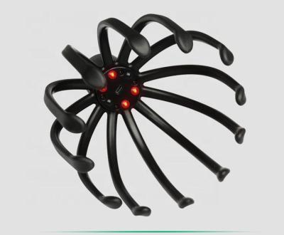 China Black Octopus Claw Scalp Massager Handheld Electric Octopus Scalp Massager for sale