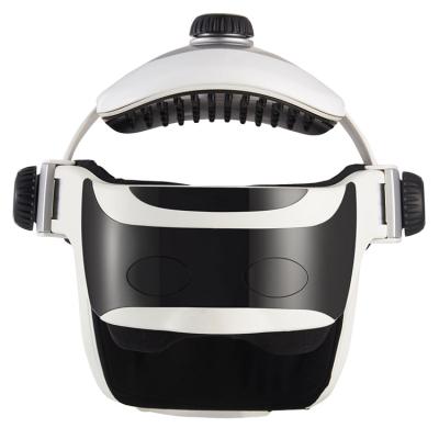 China Neck And Face Massage Helmet 28W Electric Scalp Massager Helmet for sale