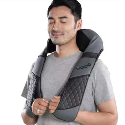 China Wireless Massage Shawl Gray Cordless Neck And Shoulder Massager for sale