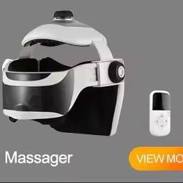 China Vier modus elektrische hoofdmassage helm 90 minuten ooghoofdmassage Te koop