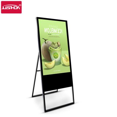 China Portable Indoor LCD Special Android Digital Announcements Advertising Racks Sign Board Menu Kiosk for sale