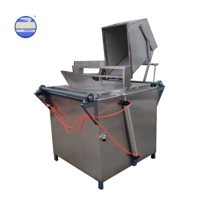 China Automatic Gas Heating Vegetabel/Meat/Peanut/Bean/Nut/Snack Machine Frying Machine Batch Fryer for sale