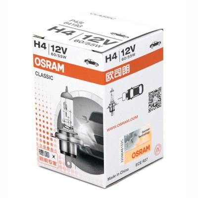 China OSRAM H4 12V 60/55W P43t Halogen Headlight Lamp Halogen Bulb Made in Germany Car Headlight for sale