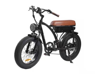 China Bezior XF001 EU USA Warehouse Aluminum Alloy Retro 20 Inch Electric Dirt Bike 1000w Motor 48V 12.5Ah Tire Off Road Mountain Electric Bicycle for sale