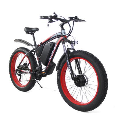 China Aluminum Alloy EU US UK Warehouse 1000w Frame 1000w Fat Tire Full Suspension ebike Dual Motor Drive Folding Dirt Cargo Mid Mountain Mountain Enduro Ebike for sale