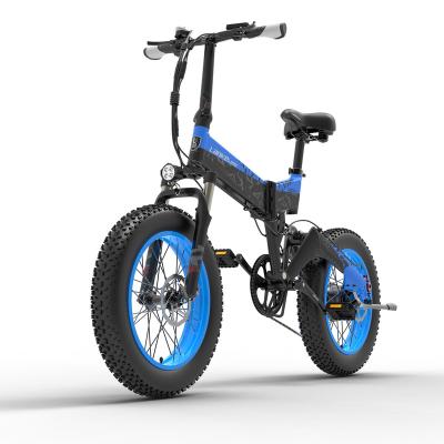 China Multifunctional EU Warehouse 20 Inch 1000W Folding Fat Bike 7 Speed ​​Snow Bike 48V Lithium Battery Motor Off Road Electric Mountain Bike for sale