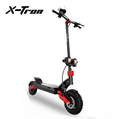 China Unisex Ready To Board 2 Wheel Electric Scooter 52V 23.4AH X-Tron X10 Double Motor 2400W Adult Electric Scooter Off Road Fat Tire for sale