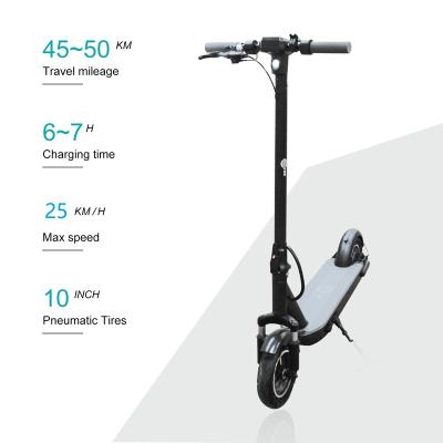 China Free Shipping Unisex No Taxes 10 Inch 500w Folding Electric Adult Scooter Off Road Electric Kick Scooter Bezior S500 Max 25km/h 48V 15Ah for sale