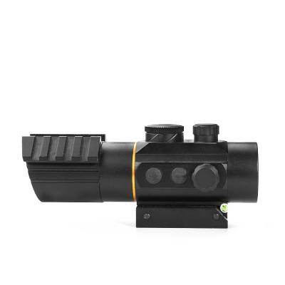 China HY Aluminum 3X42 Dot Sight Scope Red with Spirit Bubble Level Fit Picatinny Rail Mount 11mm or 20mm Hunting Riflescope for sale