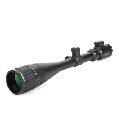 China HY 6-24X50 AOE Aluminum Tactical Optic Rifle Scope Hunting Scopes Air Rifle Sniper Luminous Green And Red for sale