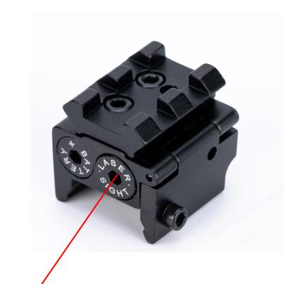 China Aluminum Alloy Tactical JG11 Red Laser Sight Mini Adjustable Compact Glock With 20mm Picatinny Rail Mount for sale