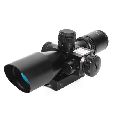 China Red Laser Compact 2.5-10X40 Riflescope HY Scope Red Sight Adjustable Hunting Combo Scope 2.5-10x40 for sale