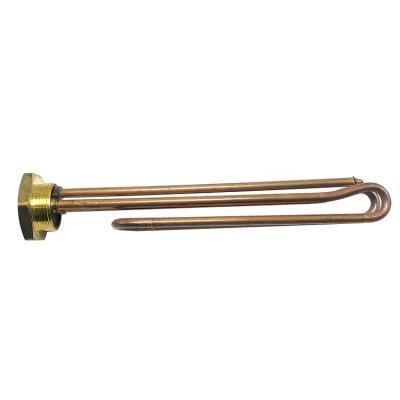 China Hotel Copper Heating Elements 3000w Customized Material For Flash Water Heater Tank for sale