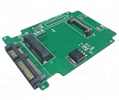 China mini pcie sata to msata adapter ssd mSATA, PCB HY-MSATA2SATA-ADB for sale