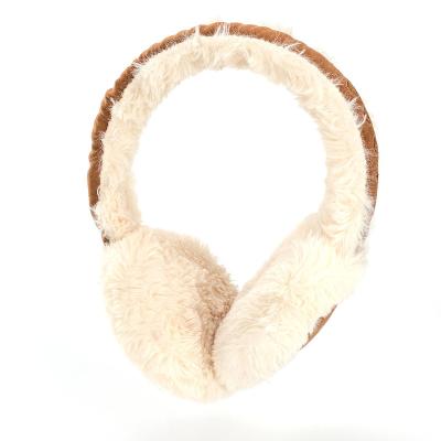 China Overhead Headband OEM V5.0 Blutooth Winter Plush Earmuff Earphone for sale