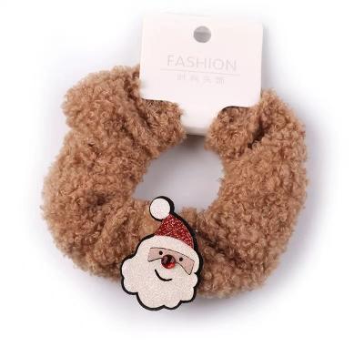 China New European and American style Christmas headwear. Cute Santa Claus Lamb Hair Circle Autumn And Winter Elk Christmas Tree Head Rope for sale