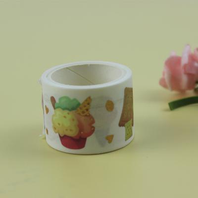 China Waterproof custom hot sale cute cartoon washi printed tape for sale