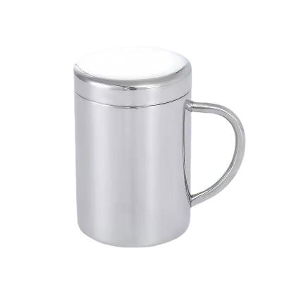 China Sustainable 304 Stainless Steel Beer Mug and 18/8 Insulated Stainless Steel Travel Coffee Mugs Coffee Tea Cup Set with Handle for sale