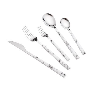 China Viable Wholesale Stainless Knife Fork Knife Stainless Steel Factory Factory Camping Cutlery Set Home for sale