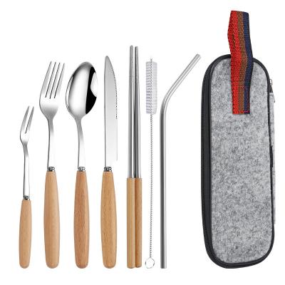 China Viable Made In China High Quality Seven Piece Stainless Steel Cutlery Set Household Set Hot Selling for sale