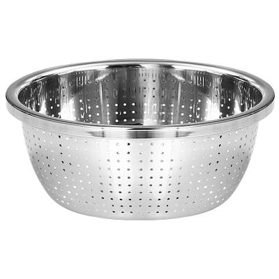 China Multifunctional Viable Stainless Steel Grater Colander Mixing Bowls of Wash Basin Set Kitchen Accessories for sale