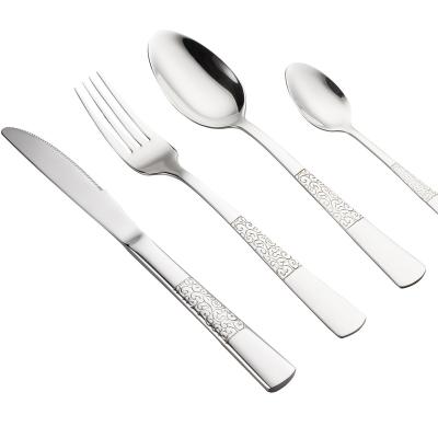 China China Manufacturer Top Selling Set Disposable Stainless Steel Fork And Spoon Knife Knives Set On Sale for sale