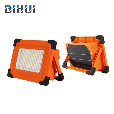 China Outdoor Waterproof ABS Ip65 60W Garden Multi Function Solar Emergency Led Flood Light for sale