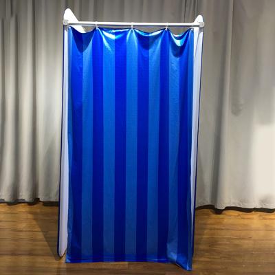 China Lightweight Custom Logo Easy To Install Premium Portable Changing Room / Dressing Room Fabric Tube Display for sale