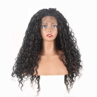 China African American Kinky Curly Style Long Kinky Curly Lace Front Wig for sale