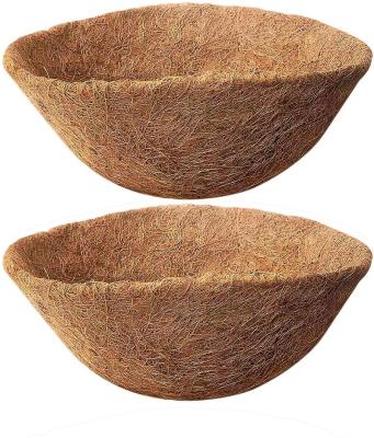 China HUAYI Coir Fiber Round Coco Liners Hanging Basket Coconut Fiber Plant Basket Liner for sale