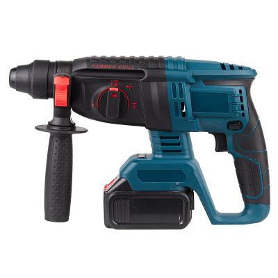 China Lithium Battery Machine- Cordless Jack Hammer Rechargeable Impact Electric Driver Hex Driver Battery Chisel Bit Wrench Electric Hammer Drill Machine Rotary Hammer Drill for sale