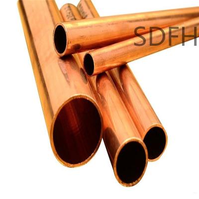 China China Manufacture Refrigerator Air Condition or Press Tool Seamless Copper Pipe Insulation Seamless Diameter 9 Inch Large PVC Copper Pipe Tube for sale