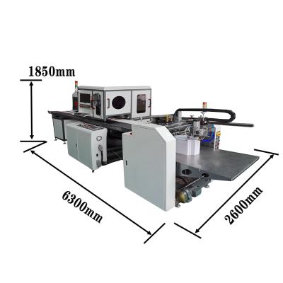 China Full Automatic High Accuracy Food Visual Positioning Machine For Gift Box Rigid Box Making Machine for sale