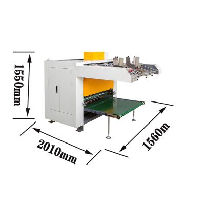 China Commodity Chinese Automatic Calender V Cut Marking Machine For Cardboard V Cut Cardboard Marking Machine Price /Automatic Co for sale