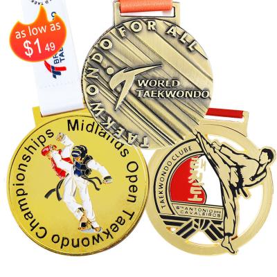 China Goldpreis der Marathonlaufen-kundenspezifischer Metallsport-Medaillen-Zink-Legierungs-3D zu verkaufen