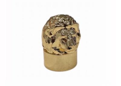 China Hot Sale Lion Shape Zamak Perfume Bottle Cover Special Zinc Alloy Perfume  Lid for sale