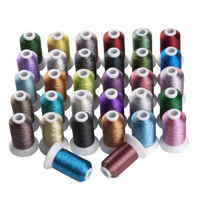 China Viable Metallic Simthread Embroidery Thread, Machine Embroidery Thread Set for sale