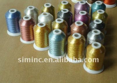 China Elastic popular high quality metallic thread as embroidery thread/thread or knitting weaving yarn for sale