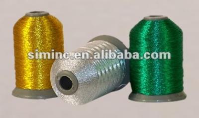 China Viable supply hot metallic thread for machine embroidery, fancy thread for embroidery thread for sale