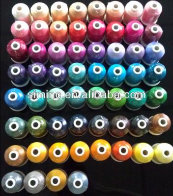 China Viscose Elastic Popular 40wt Rayon Embroidery Thread for sale