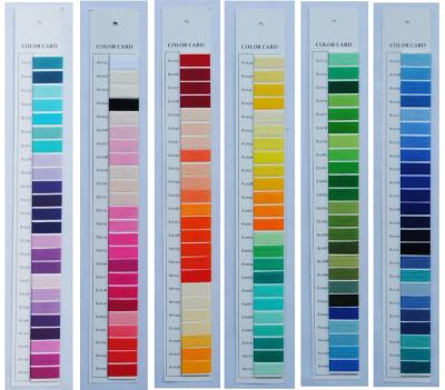 China Polyester/Rayon Color Chart for Rayon Embroidery Thread, Embroidery Thread Color Card for sale