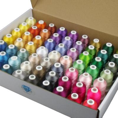 China 100% Brand New Sustainable Simthread Maker Polyester Sewing Thread Machine Embroidery Thread for sale