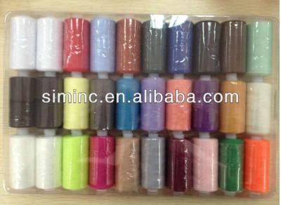 China By high quality sewing thread low poly/poly shrinkage corespun core, spun sewing thread for sale